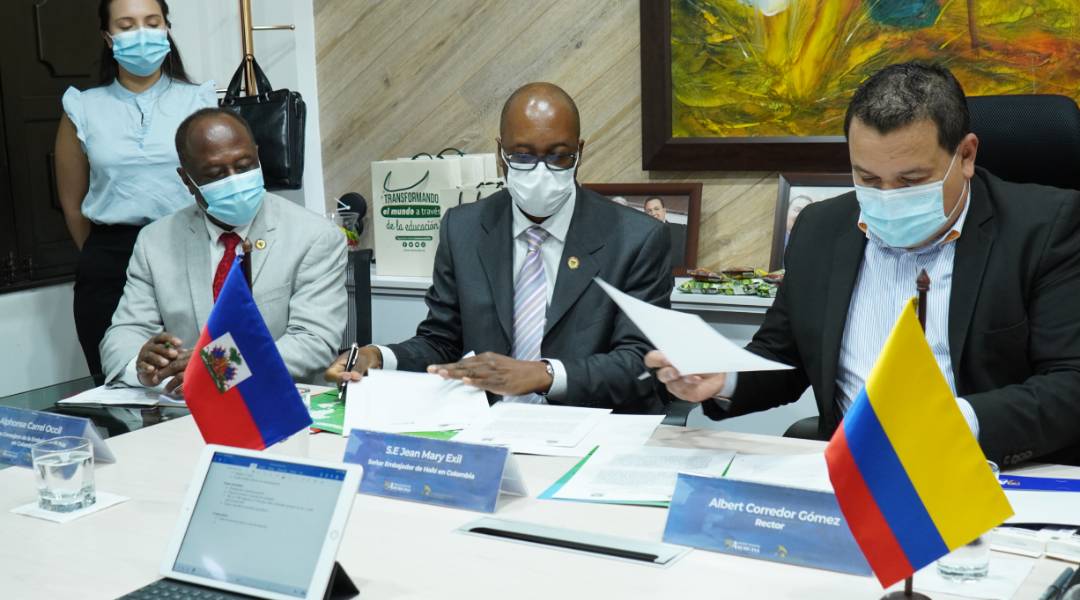 CENSA firma convenio de cooperación con embajada de Haití en Colombia